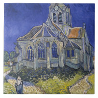 L'église d'Auvers par Vincent van Gogh