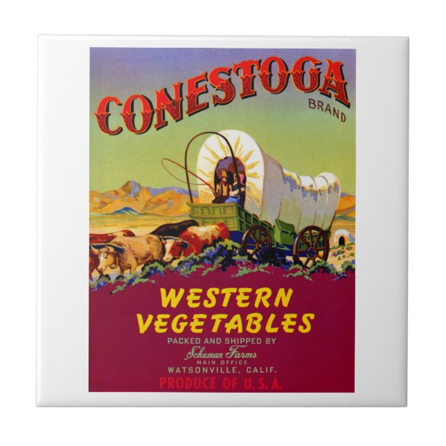 Carreau Légumes occidentaux de Conestoga (Devant)