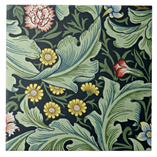 Carreau Leicester, motif populaire de William Morris,