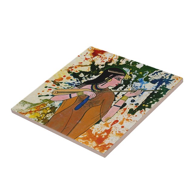 Carreau L'Enchanteuse égyptienne par Michael Moffa (Côté)