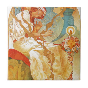 Carreau L'épopée slave par Alphonse Mucha