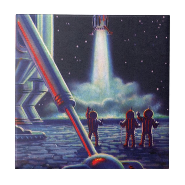 Carreau Les Aliens de science-fiction vintages se déchaîne (Devant)