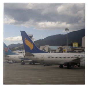 Carreau Les avions de ligne chinois de la compagnie intér