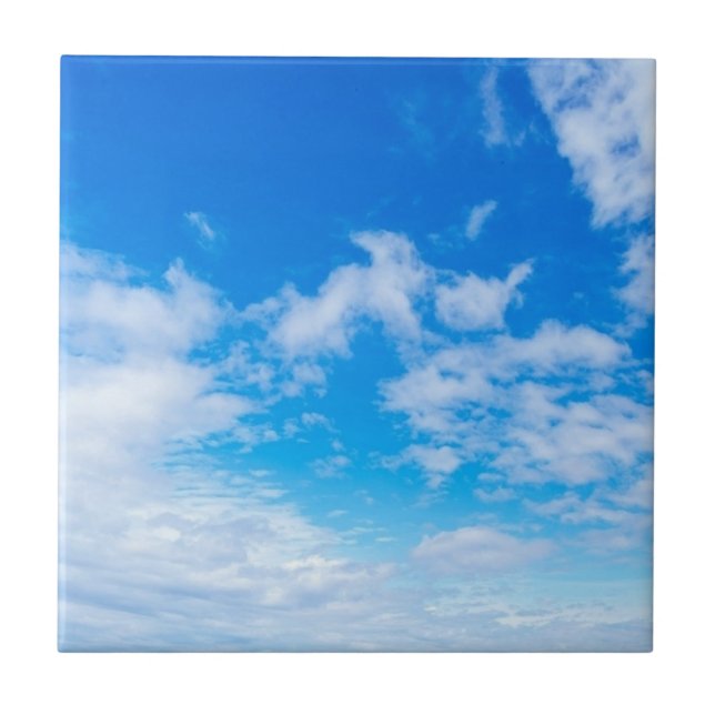 Carreau Les cadeaux Motifs de Blue Sky Clouds (Devant)