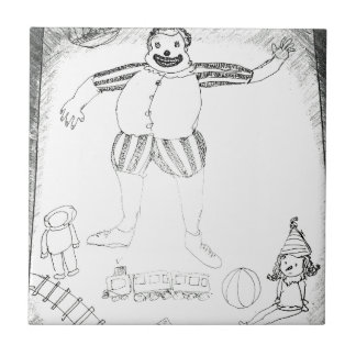 Carreau Les clowns sont autour