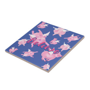 Carreau Les Cochons Volants Croient