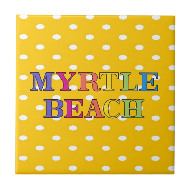 Carreau Les couleurs de Myrtle Beach (Devant)