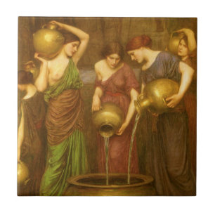 Carreau Les Danaides par John William Waterhouse
