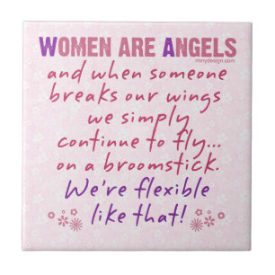 Carreau Les femmes sont des anges