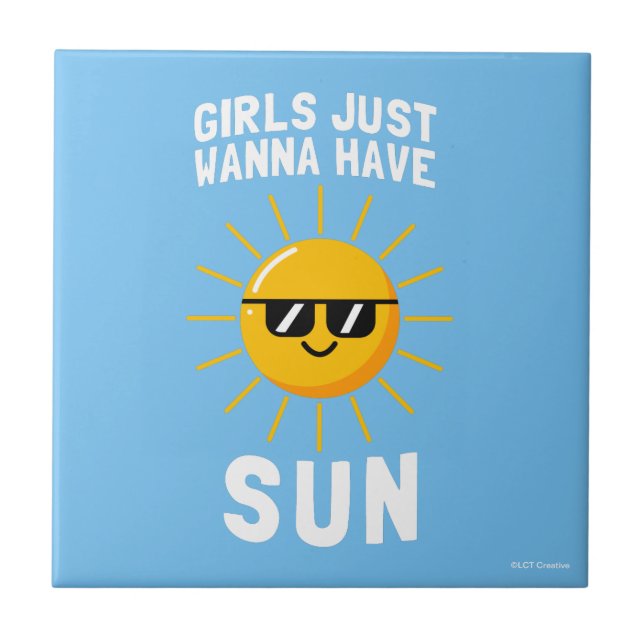 Carreau Les Filles Veux Juste Avoir Le Soleil (Devant)