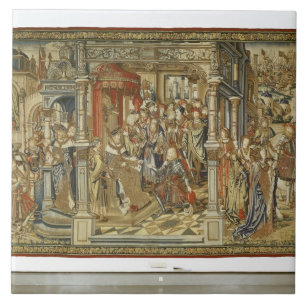 Carreau Les fils Amnon et Absalom de David déclarent la