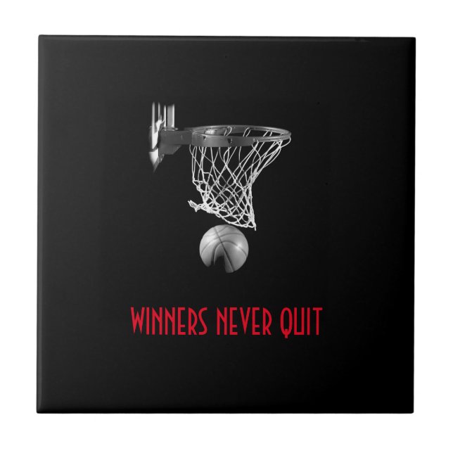 Carreau Les Gagnants N'Ont Jamais Quitté Le Basket (Devant)