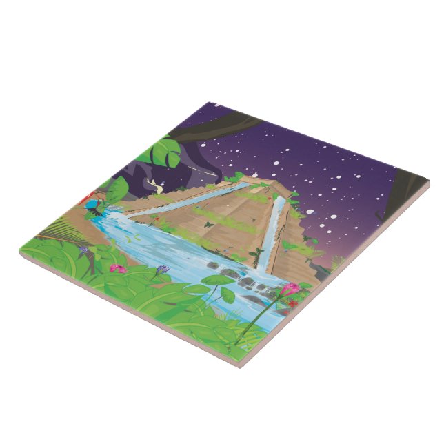 Carreau Les jardins suspendus de Babylone (Côté)