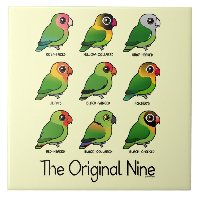 Carreau Les neuf originaux (Devant)