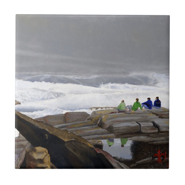 Carreau Les Observateurs de Vagues (Devant)