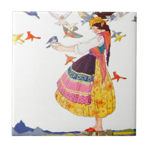 Carreau Les oiseaux de tous les mondes