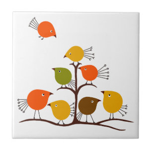 Carreau Les oiseaux d'une plume