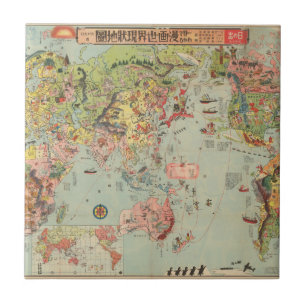 Carreau Les parcours aériens du monde de carte du monde