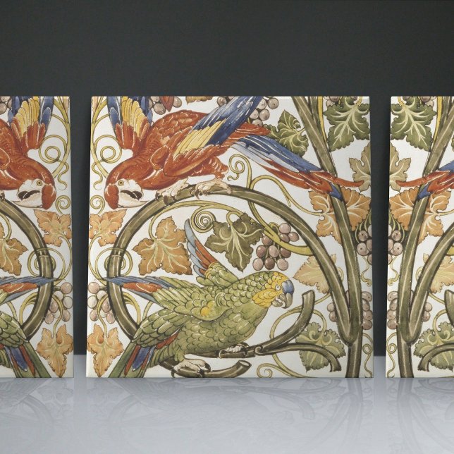 Carreau Les perroquets de Morgan sur la collection de grap (Créateur téléchargé)