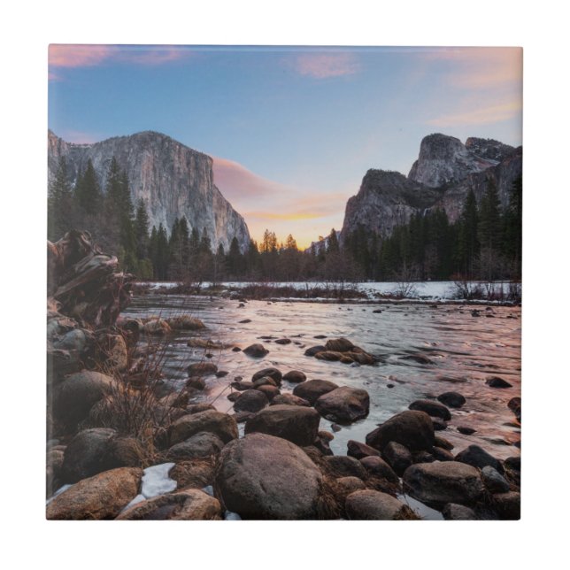 Carreau Les portes de Yosemite de la vallée (Devant)