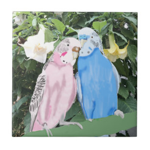 Carreau Les potes roses et bleues contre les trompettes an
