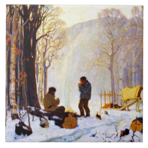 Carreau Les premiers matins dans les bois