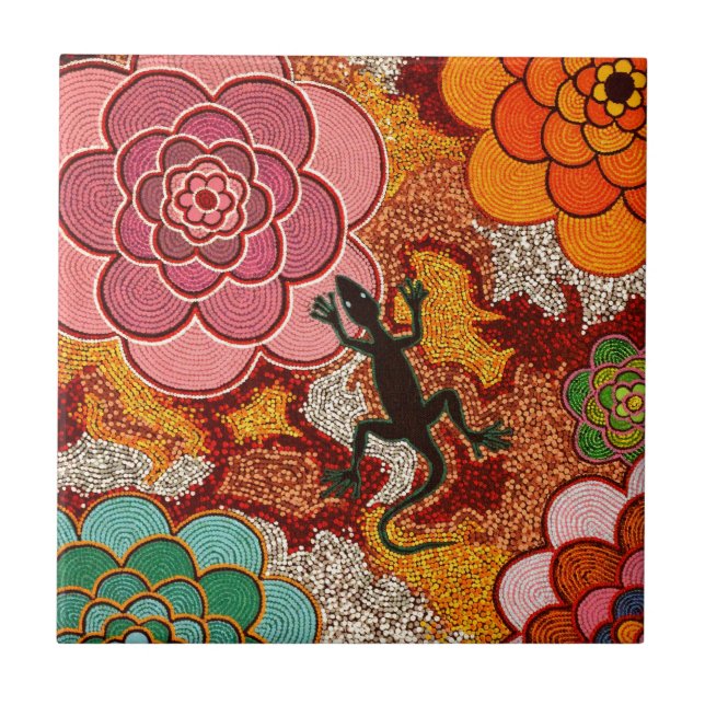 Carreau Les roses du désert (Devant)