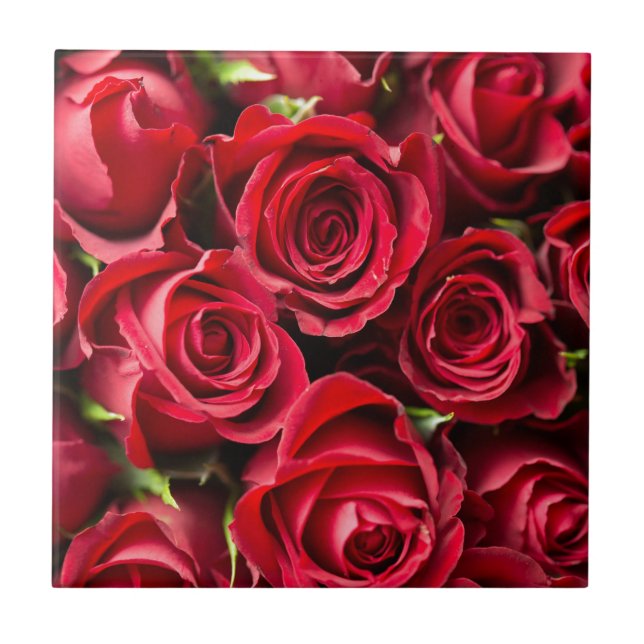 Carreau Les Roses rouges de la Saint-Valentin (Devant)