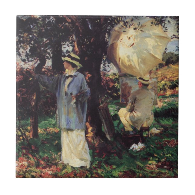 Carreau Les Sketchers de John Singer Sargent (Devant)