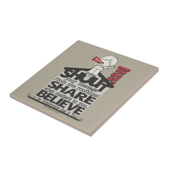 Carreau Les toits crient (Côté)