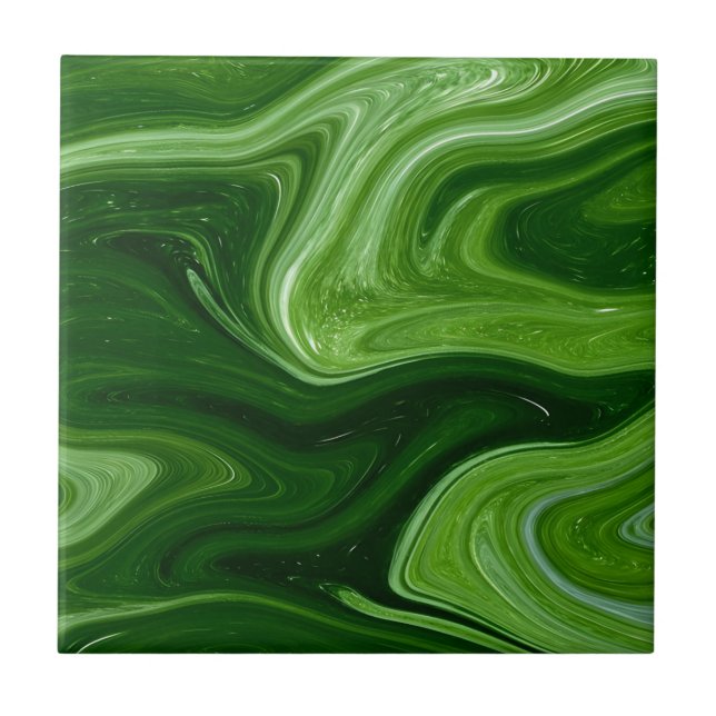 Carreau les tuiles de malachite art courtois (Devant)