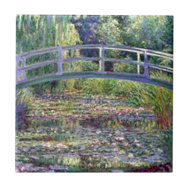 Carreau L'étang Water Lily par Claude Monet (Devant)