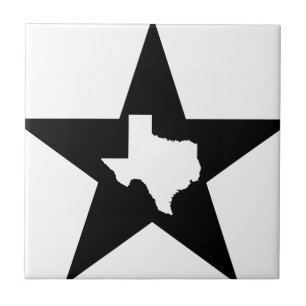 Carreau L'Étoile solitaire du Texas State US Custom Ink