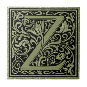 Carreau LETTRE Z PREMIÈRE LETTRE MONogramme