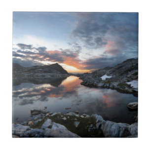 Carreau Levée de soleil des lacs Nydiver - Ansel Adams Wil