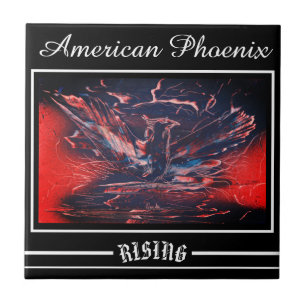 Carreau Levée d'oiseaux Phoenix américains