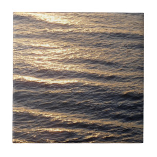 Carreau Lever de soleil sur les eaux océaniques
