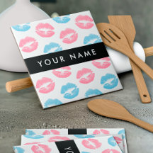 Lèvres Roses, Lèvres Bleues, Baiser, Votre Nom, Pe