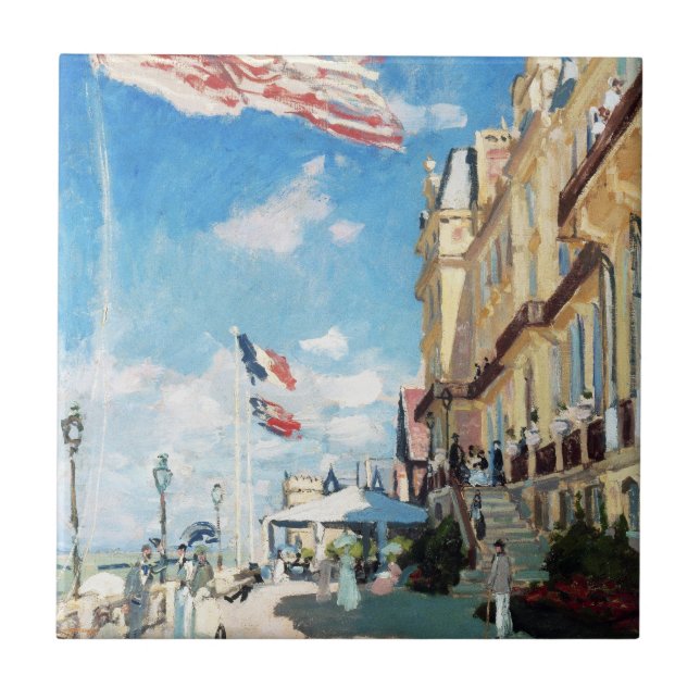 Carreau L'hôtel de Roches Noires, Trouville Monet Claude (Devant)