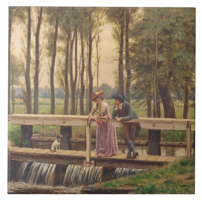 Carreau Lieu de rencontre romantique (par Edmund Blair Lei (Devant)