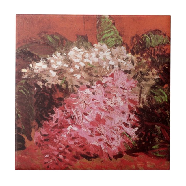 Carreau Lilacs roses par Vincent van Gogh, Fleur de la vie (Devant)