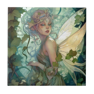Carreau L'Imaginaire Fairy Green Woodland