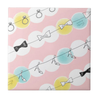 Carreau Line Line Ribbon Shoes