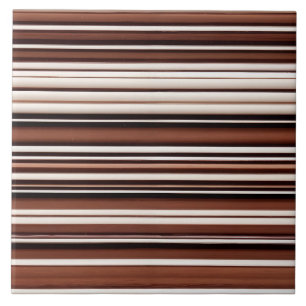 Carreau Linge Luxe Moderne Brown Blanc Texture Collection