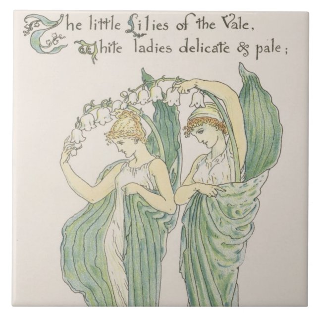 Carreau Lis de Vale, de Feast de Flora, 1901 (colo (Devant)