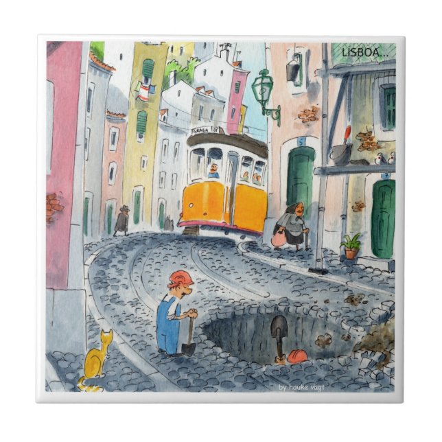 Carreau lisbon en construction tuile 06 (Devant)