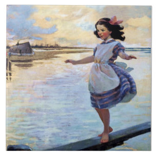 Carreau « Little Eml'y » par Jessie Willcox Smith