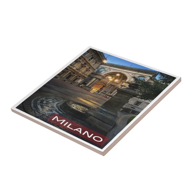 Carreau LMD005 MILAN Galleria Vittorio Emanuele, (Côté)