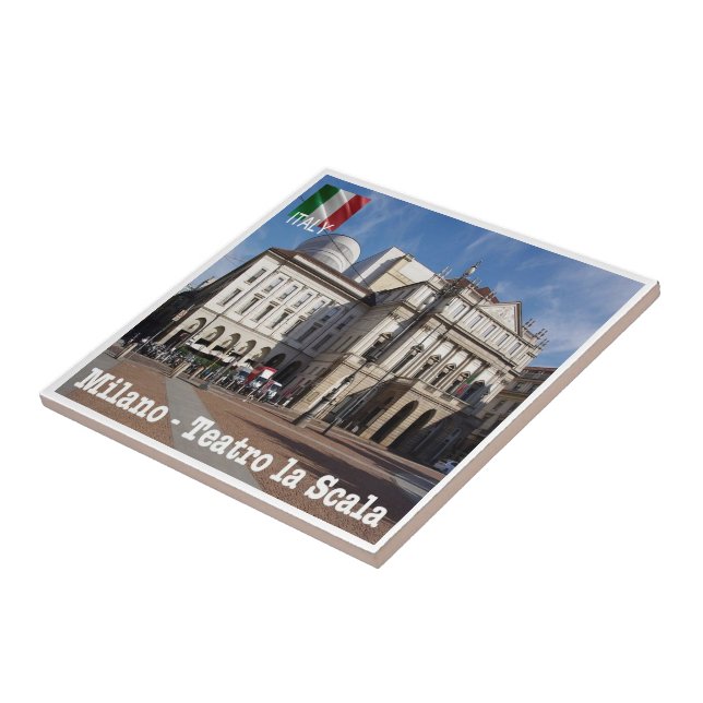 Carreau LMD008 MILAN, Théâtre alla Scala, Italie, (Côté)