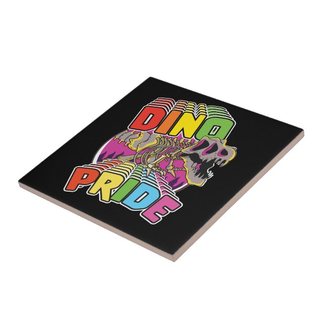 Carreau logo Dino Pride (Côté)